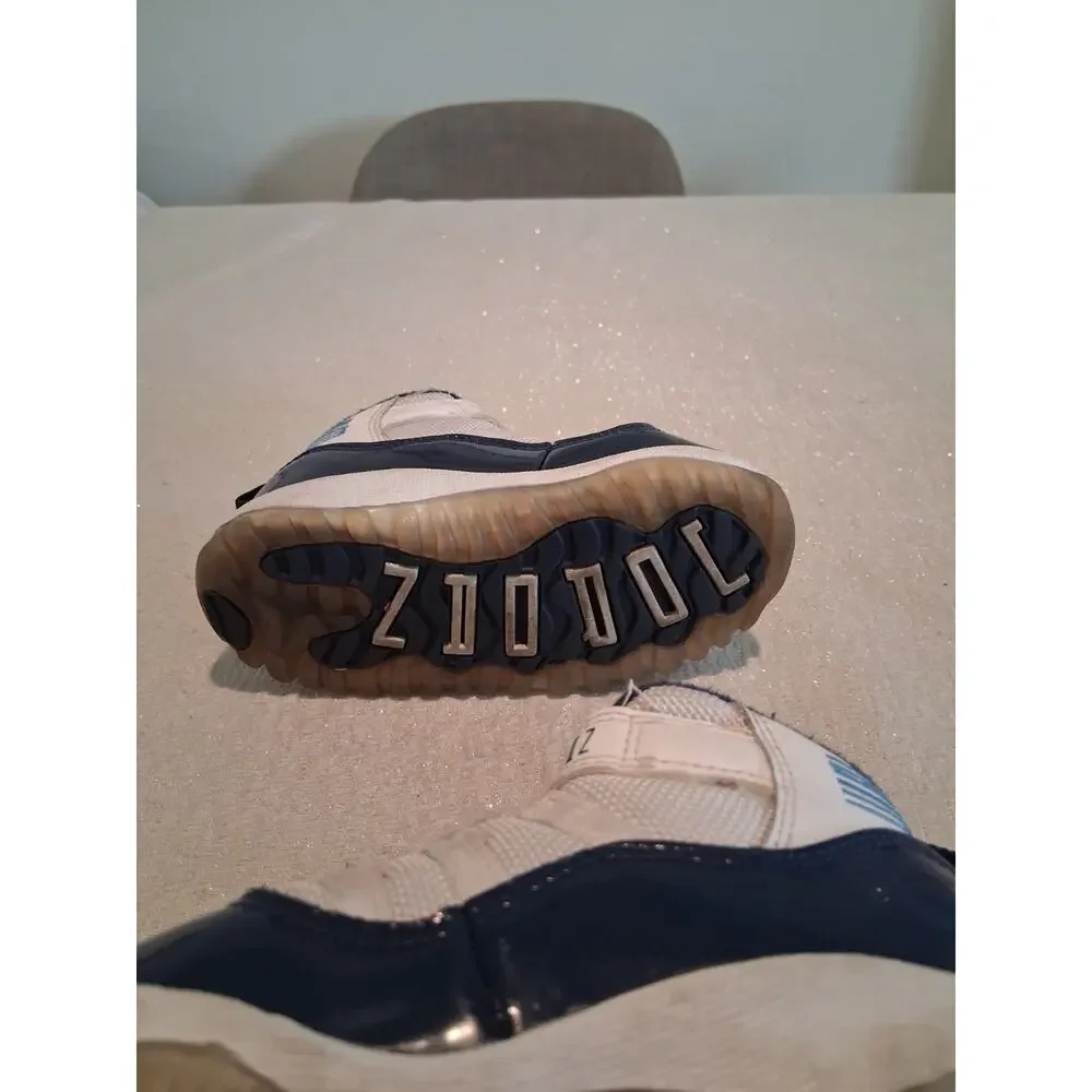 Nike Air Jordan 11 Retro TD Win Like 82 Midnight Navy White Size 7C Baby